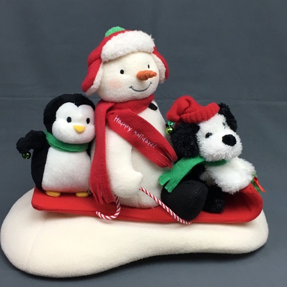 hallmark snowman and dog jingle pals